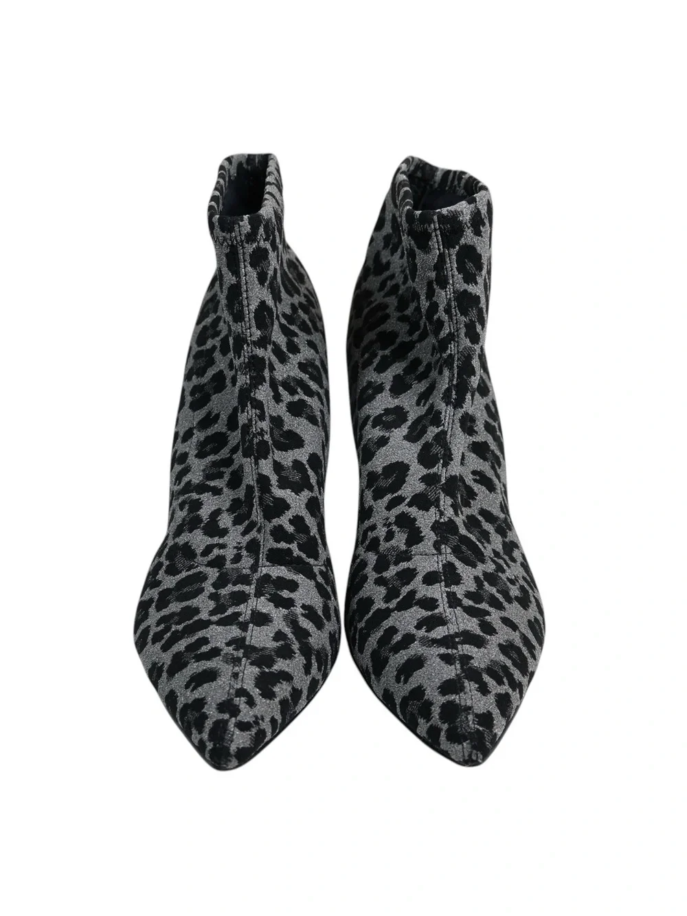 Nine West Women's 9 Pearce 2 Animal Print Stiletto Heel Pointy Toe Bootie
